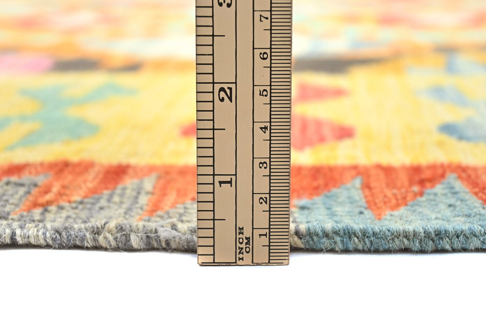 Multicolored Geometric Reversible 5X7 Kilim Oriental Rug - 13