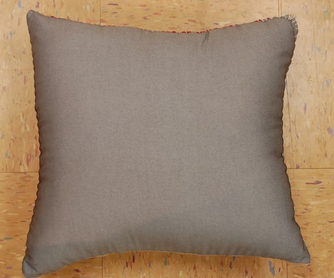 Hand-Made Pillow Cushion Rug 1'6" x 1' 8" - 4