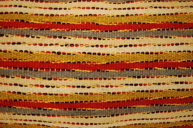 three Hand-Made Pillow Cushion Rug 1'6" x 1' 8" - 2