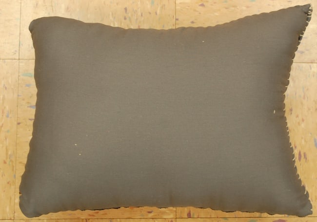 Hand-Made antique rug Pillow Cushion Rug 1'2" x 1' 8" - 6