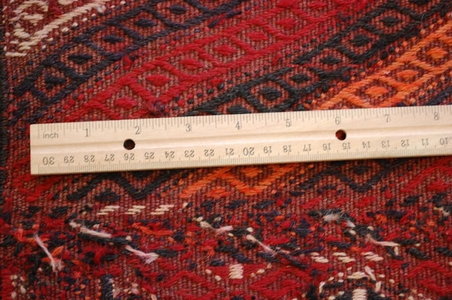 TURKMAN YAMOUTH SOUMAK KILIM 6'1" x 10'10" - 11