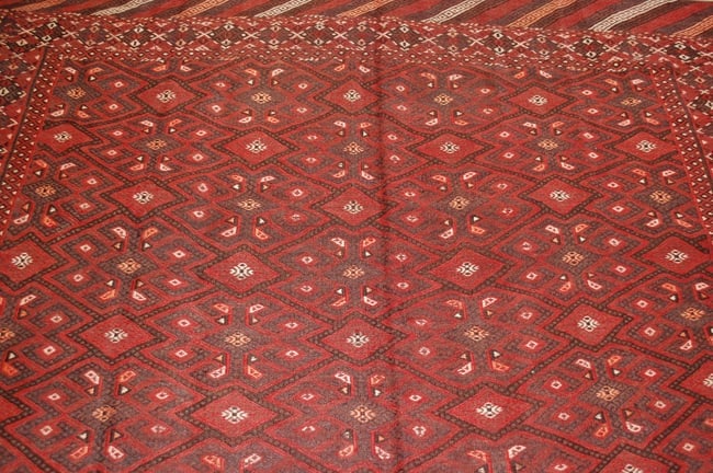 TURKMAN YAMOUTH SOUMAK KILIM 6'1" x 10'10" - 12