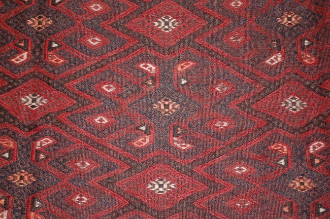 TURKMAN YAMOUTH SOUMAK KILIM 6'1" x 10'10" - 8