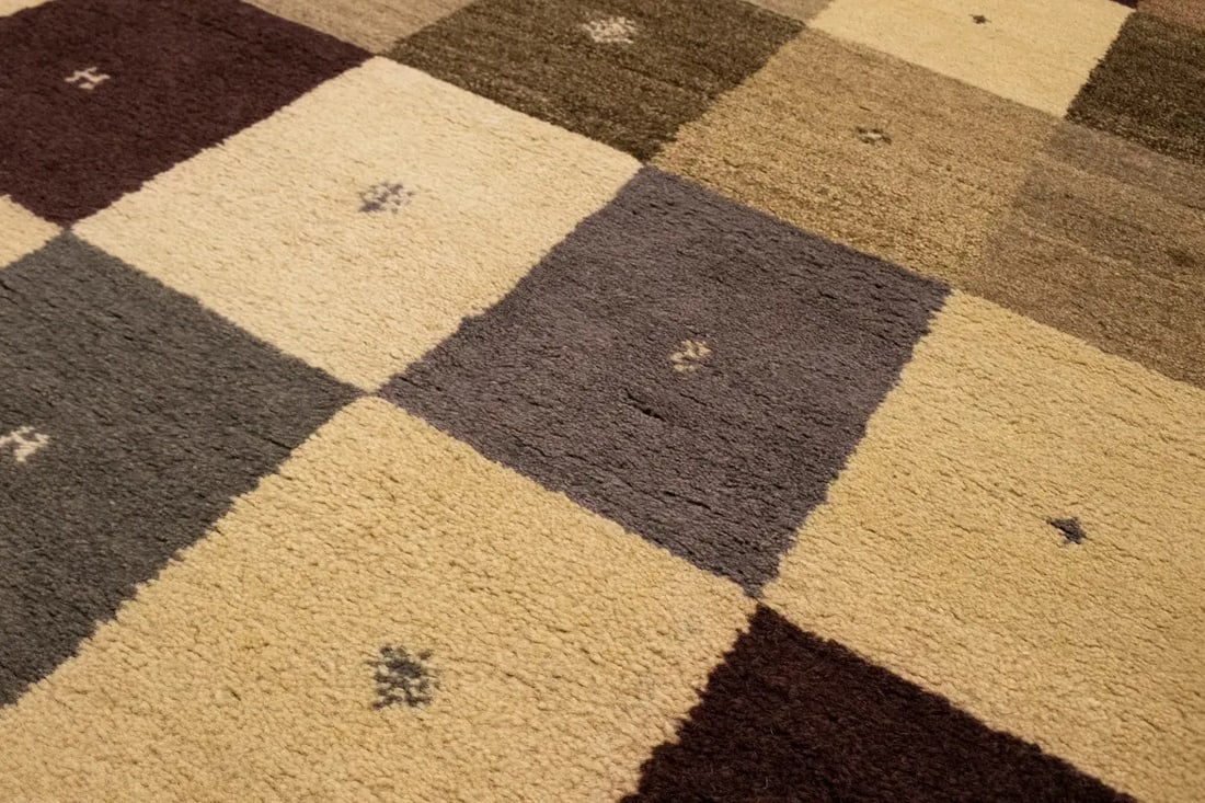 Multicolored Tribal 7X10 Indo-Gabbeh Oriental Rug - 12