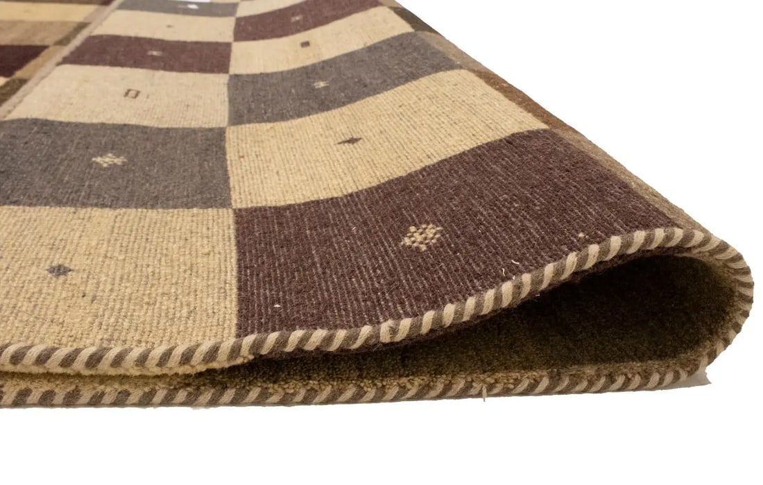 Multicolored Tribal 7X10 Indo-Gabbeh Oriental Rug - 14