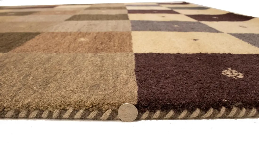 Multicolored Tribal 7X10 Indo-Gabbeh Oriental Rug - 15