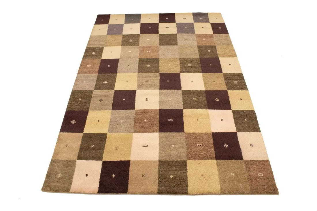 Multicolored Tribal 7X10 Indo-Gabbeh Oriental Rug - 3