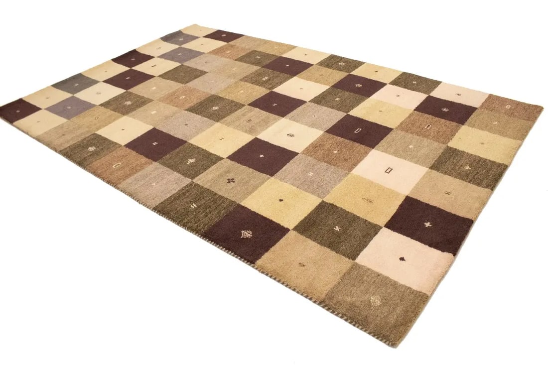 Multicolored Tribal 7X10 Indo-Gabbeh Oriental Rug - 4