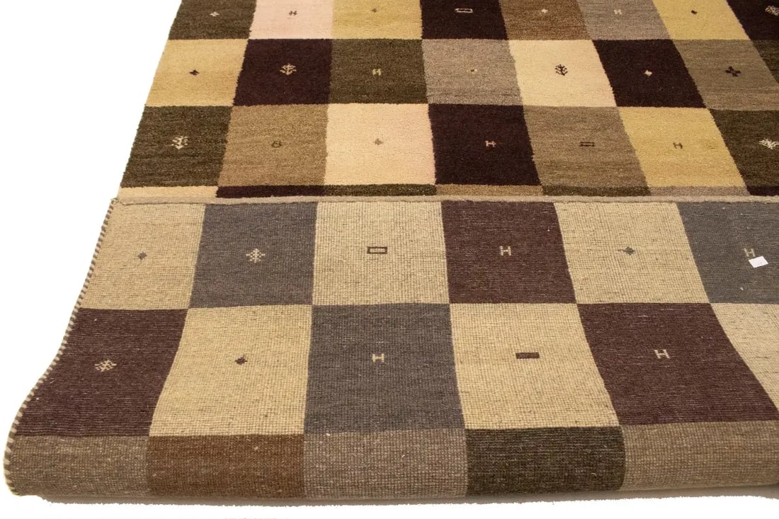 Multicolored Tribal 7X10 Indo-Gabbeh Oriental Rug - 6