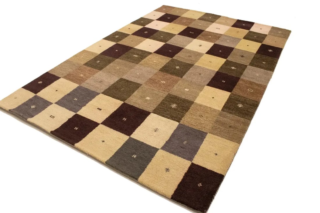 Multicolored Tribal 7X10 Indo-Gabbeh Oriental Rug - 8