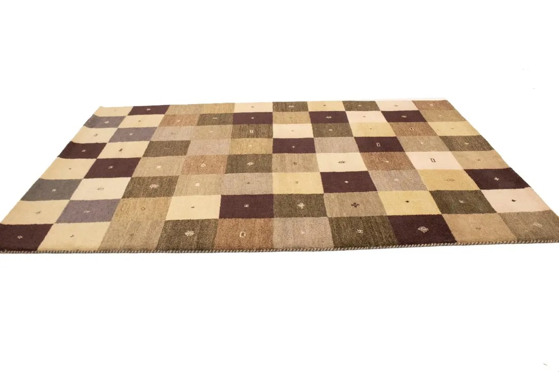 Multicolored Tribal 7X10 Indo-Gabbeh Oriental Rug - 9