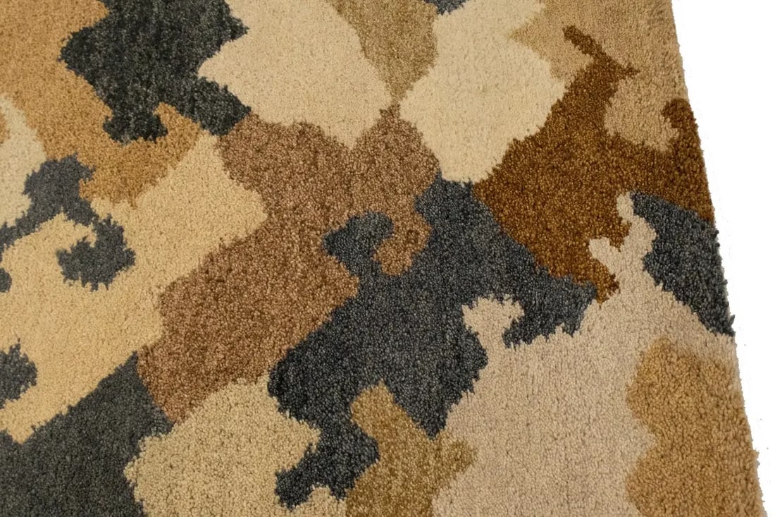 Multicolored Abstract 6'5X9'9 Indo-Gabbeh Oriental Rug - 11