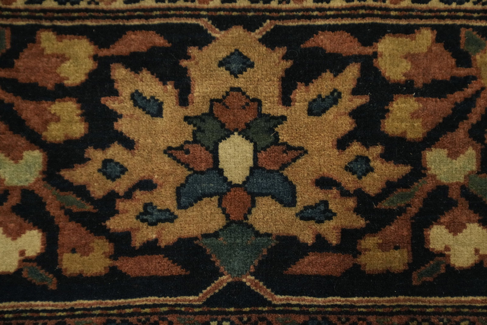 Pre-1900 Vegetable Dye Sarouk Farahan Persian Rug 4x7 - 9