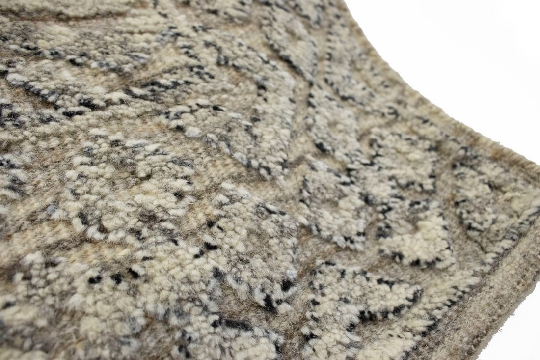 Beige Geometric 8X10 Modern Oriental Rug - 14