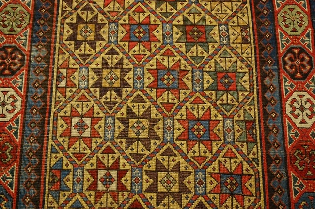 CAUCASIAN SHIRVAN RUG 3.5x16 - 9