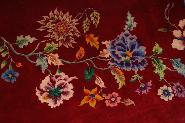 CHINESE NICHOLS RUG 8.8x11 - 8