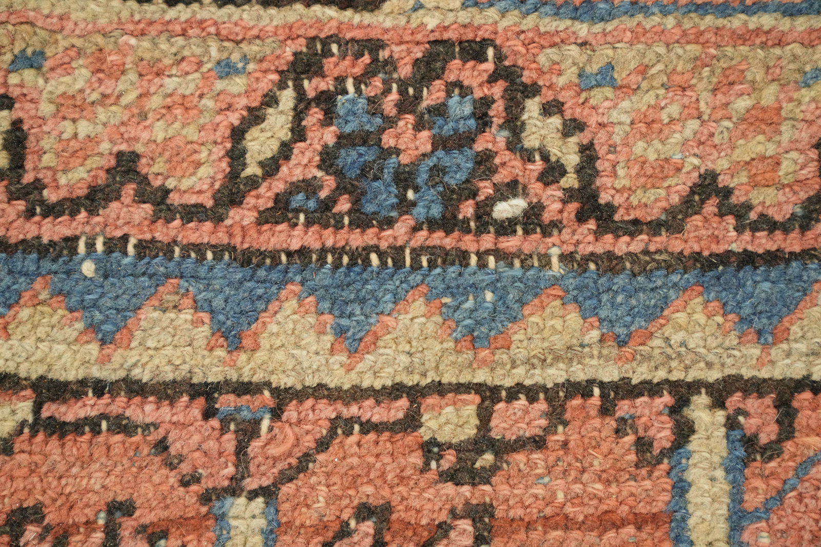 Pre-1900 Vegetable Dye Heriz Serapi Persian Area Rug 9x12 - 12