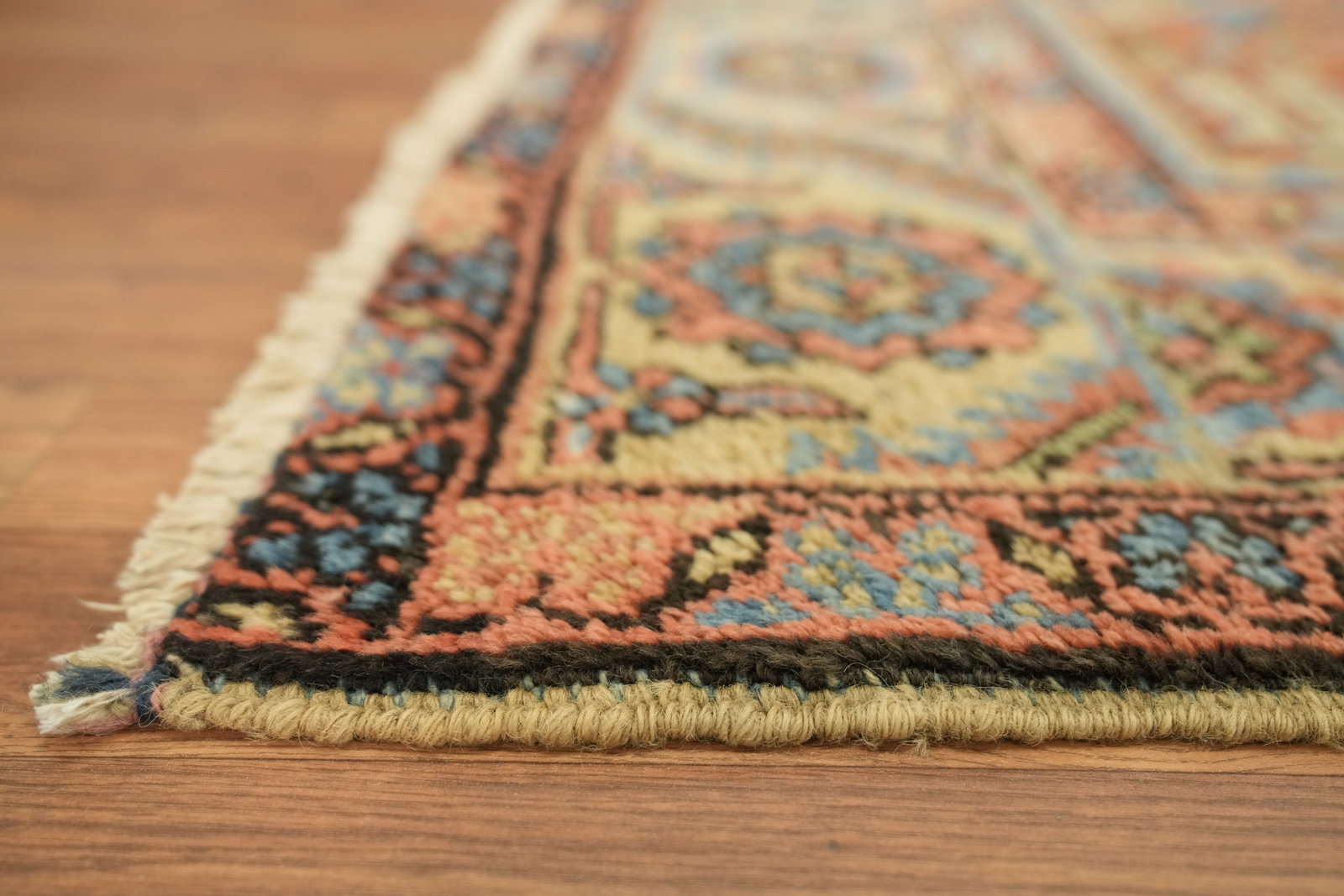 Pre-1900 Vegetable Dye Heriz Serapi Persian Area Rug 9x12 - 15