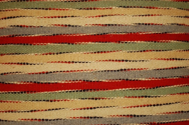Hand-Made Pillow Cushion Rug 1'2" x 1' 8" - 2