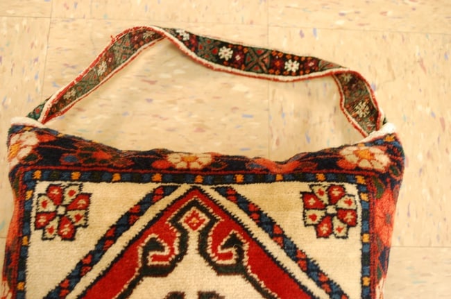Hand-Made Pillow Cushion Rug 1'6" x 1' 8" - 3