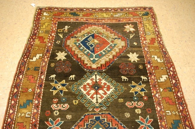 CAUCASIAN SHIRVAN RUG 4'8" x 6'7" - 2