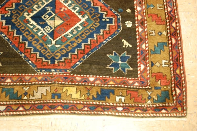 CAUCASIAN SHIRVAN RUG 4'8" x 6'7" - 7