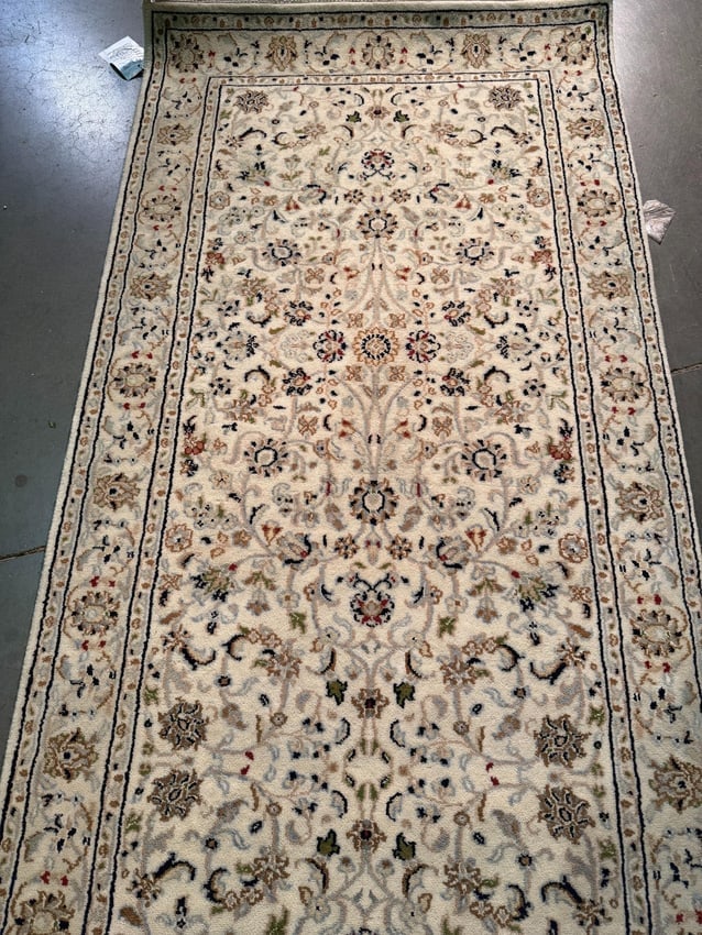 Fine Silk and wool Runner 2.8x8.1 - 5