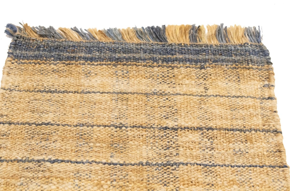 Flat-Weave Wool Jute 2X3 Sumak Modern Rug - 10
