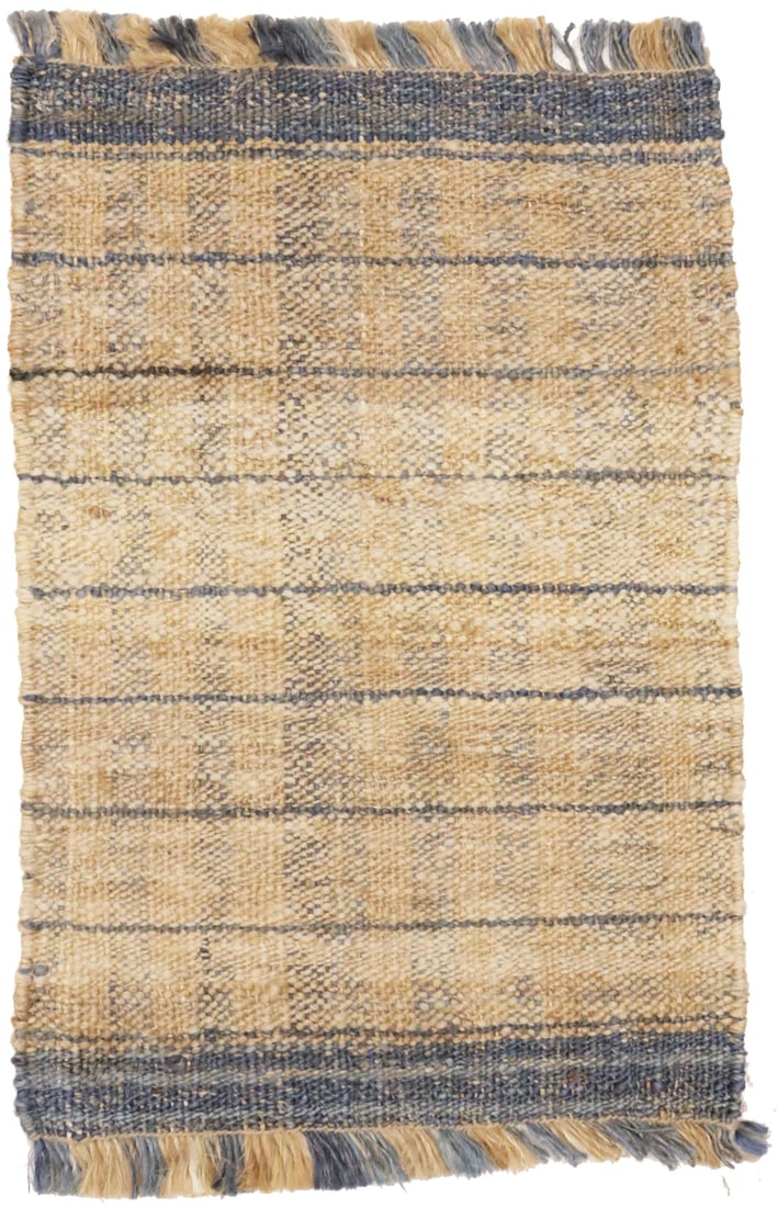 Flat-Weave Wool Jute 2X3 Sumak Modern Rug (1 of 12)