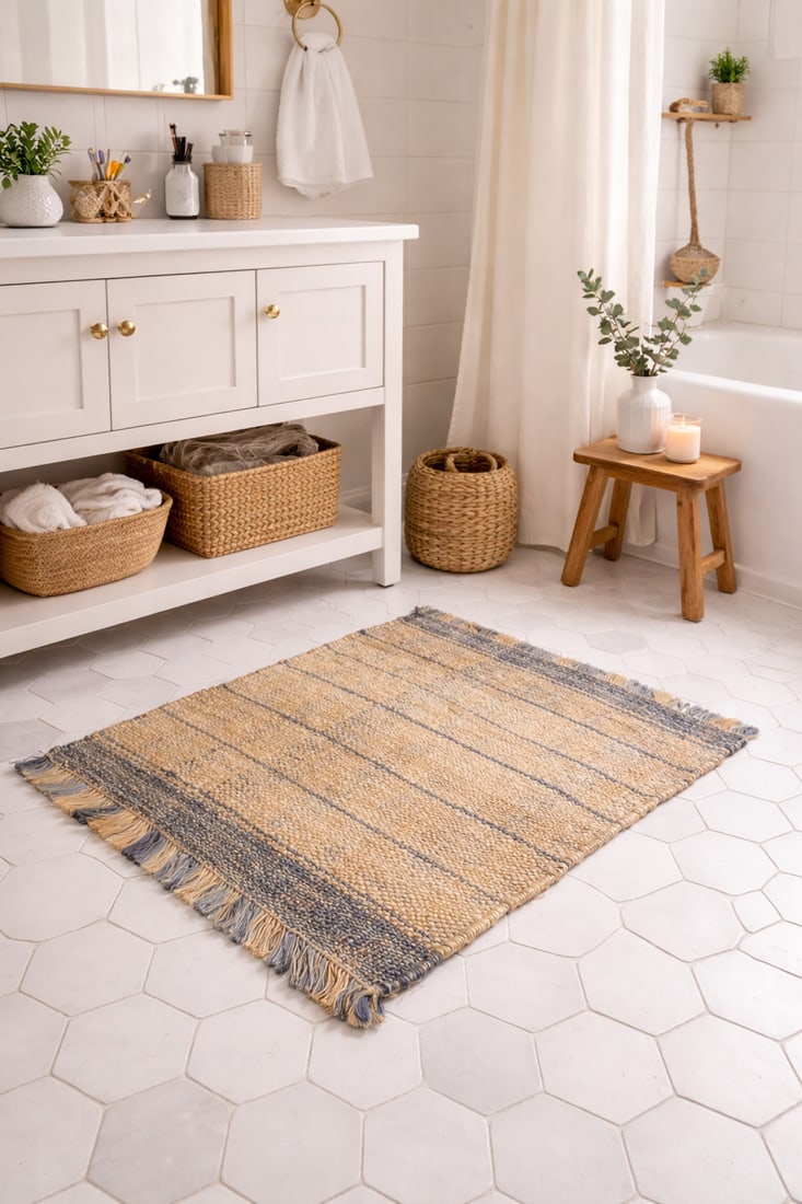 Flat-Weave Wool Jute 2X3 Sumak Modern Rug - 2