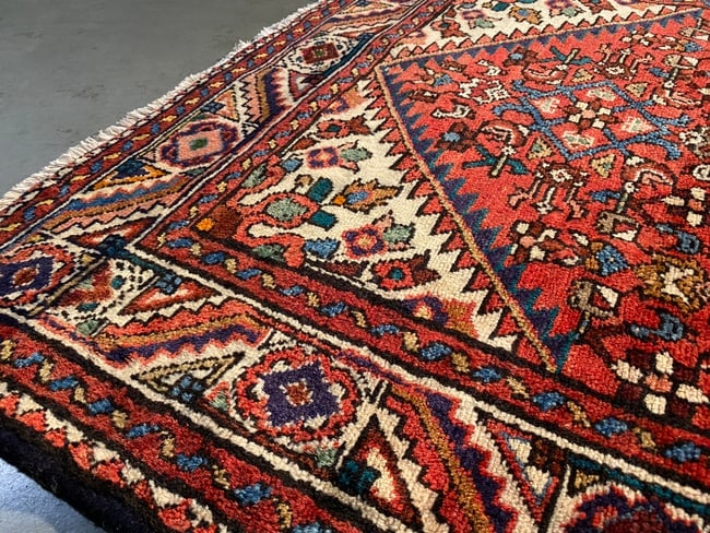 MAGNIFICENT PERSIAN HAMEDAN RUNNER 3.5x10.1 - 7