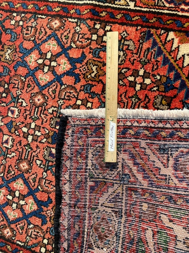 MAGNIFICENT PERSIAN HAMEDAN RUNNER 3.5x10.1 - 8