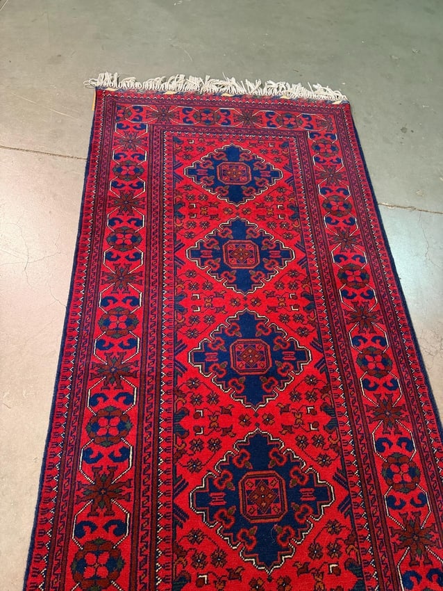Stunning Afghan Runner 2.9x10' - 6