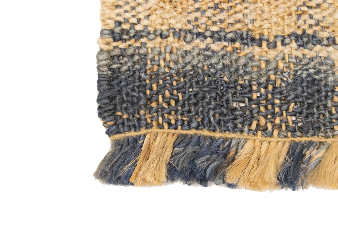 Flat-Weave Wool Jute 2X3 Sumak Modern Rug - 10
