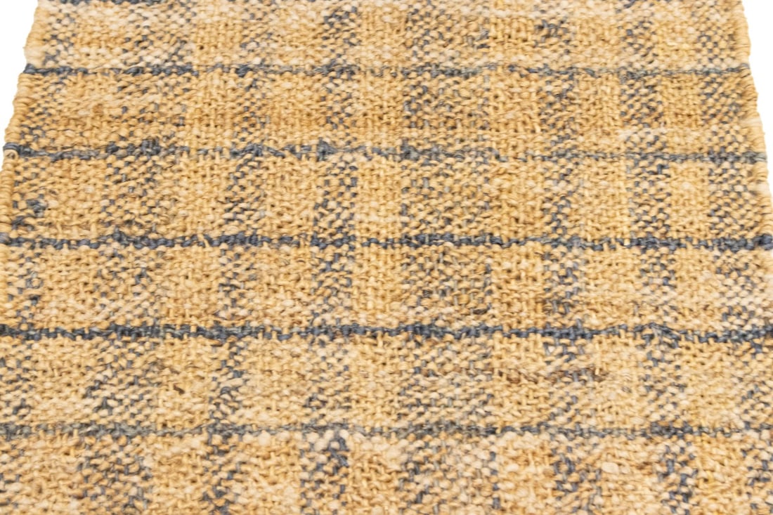 Flat-Weave Wool Jute 2X3 Sumak Modern Rug - 8