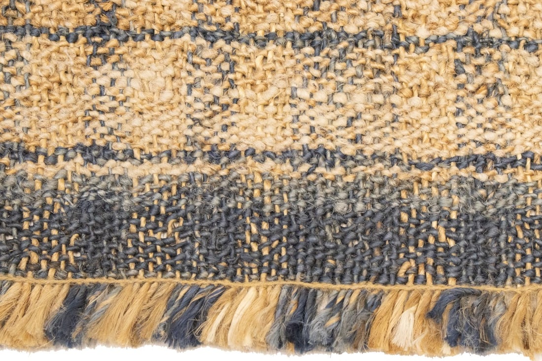 Flat-Weave Wool Jute 2X3 Sumak Modern Rug - 9