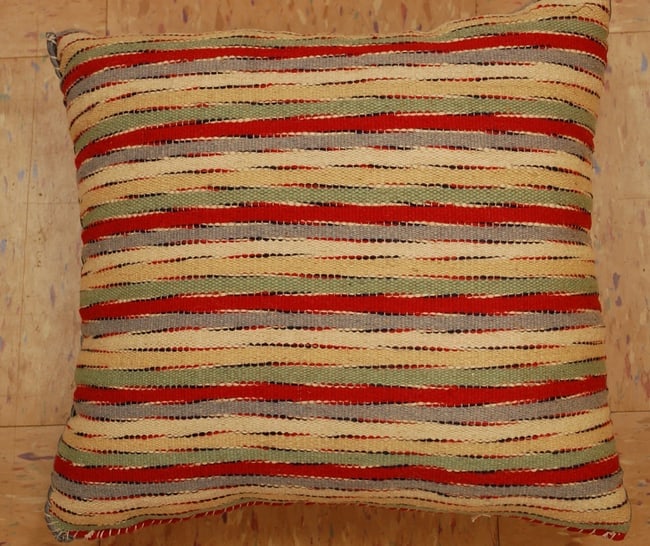 Hand-Made Pillow Cushion Rug 1'4" x 1' 5": Title:Hand-Made Pillow Cushion Rug 1'4" x 1' 5" Description:Antique detailed design hand made functional_useable pillow_cushion with exact size of 1'4" x 1' 5" the pillow is filled with poly- fil