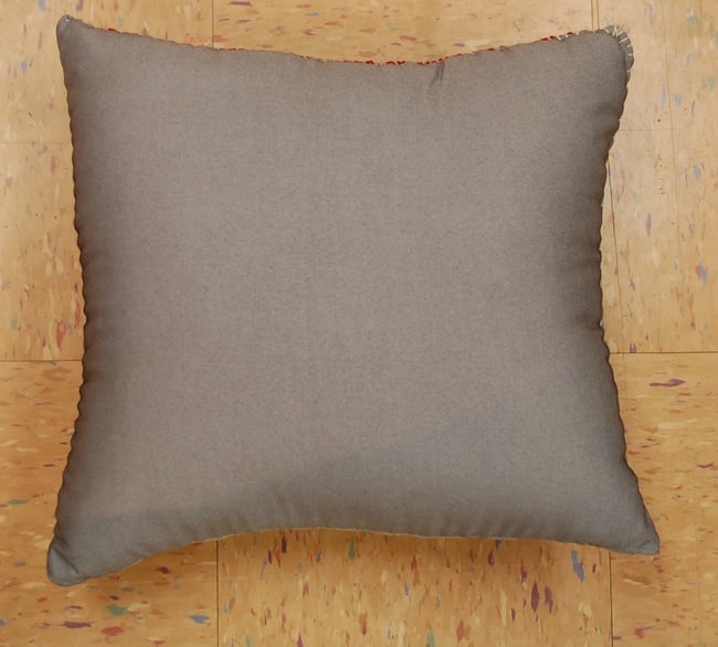 Hand-Made Pillow Cushion Rug 1'4" x 1' 5" - 4