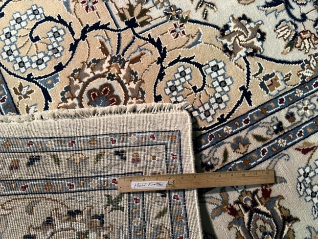 Fine Silk &Wool Nain Rug 8x10 - 10