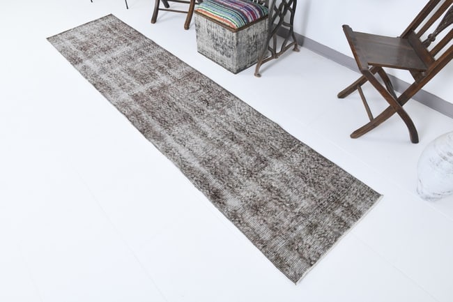 2'2'' x 9'7'' Turkish Handmade Kilim Rug - 18287 - 4