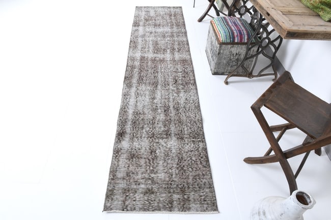 2'2'' x 9'7'' Turkish Handmade Kilim Rug - 18287 - 5