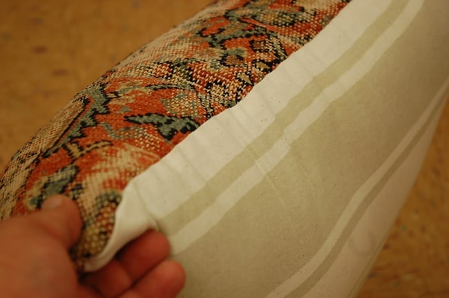 Hand-Made Pillow Cushion Rug 1'3" x 2' - 3