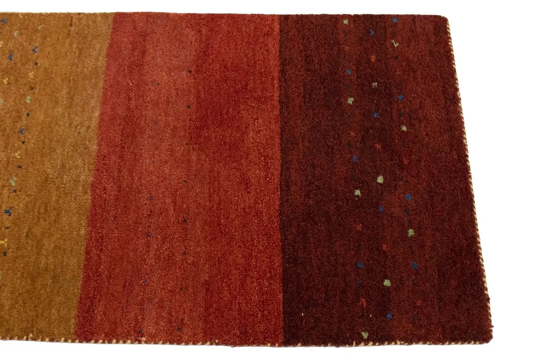 Multicolored Tribal 2'5X8'4 Indo-Gabbeh Oriental Runner Rug - 10
