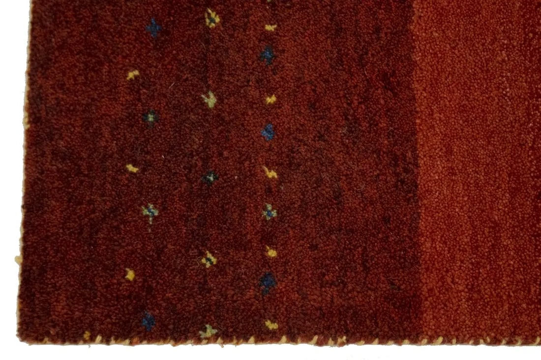 Multicolored Tribal 2'5X8'4 Indo-Gabbeh Oriental Runner Rug - 9