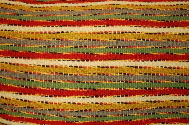 two Hand-Made Pillow Cushion Rug 1'6" x 1' 8" - 2