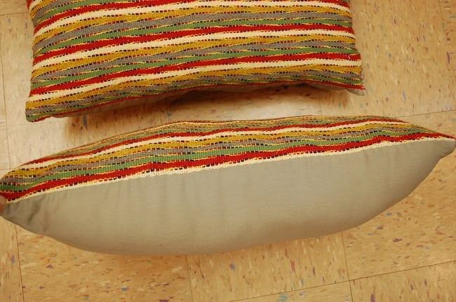 two Hand-Made Pillow Cushion Rug 1'6" x 1' 8" - 5