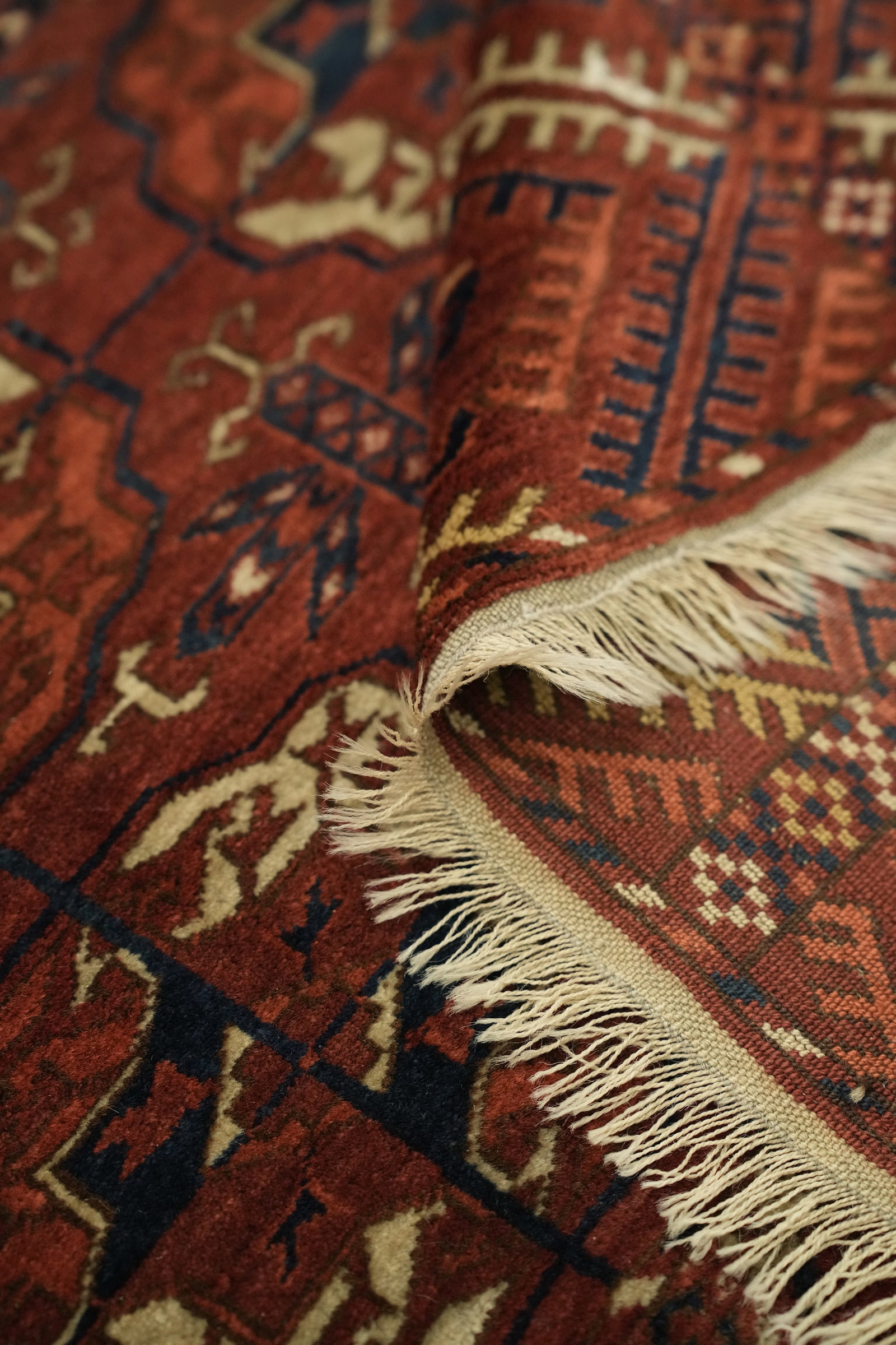 Bokhara Oriental Wool Area Rug 7x11 - 17