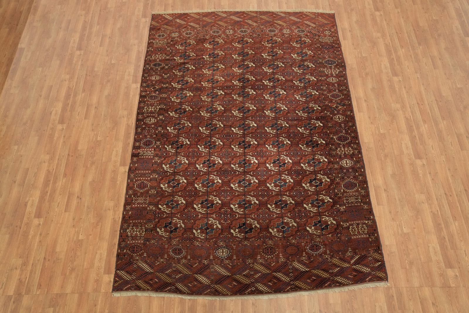 Bokhara Oriental Wool Area Rug 7x11 - 3