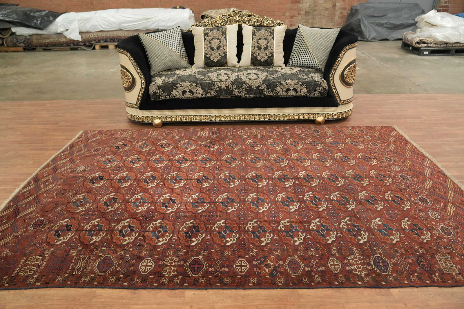 Bokhara Oriental Wool Area Rug 7x11 - 4
