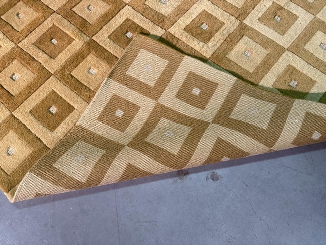 Exquisite Carved Modern Rug 8x11 - 7